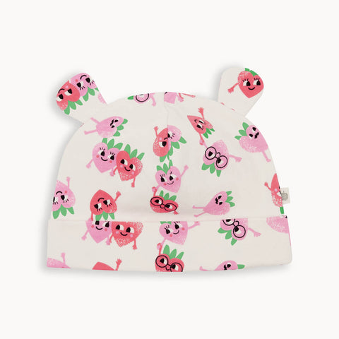 Organic Baby 3pcs Starter Gift Set, Happy Strawberry,  by bonniemob